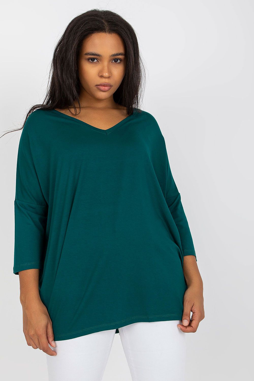 Plus size blouse model 169111